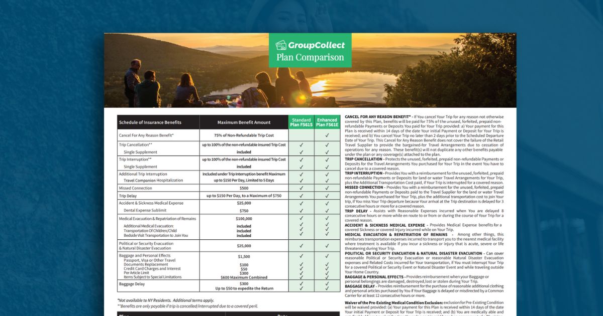 Travel Protection Plan Comparison